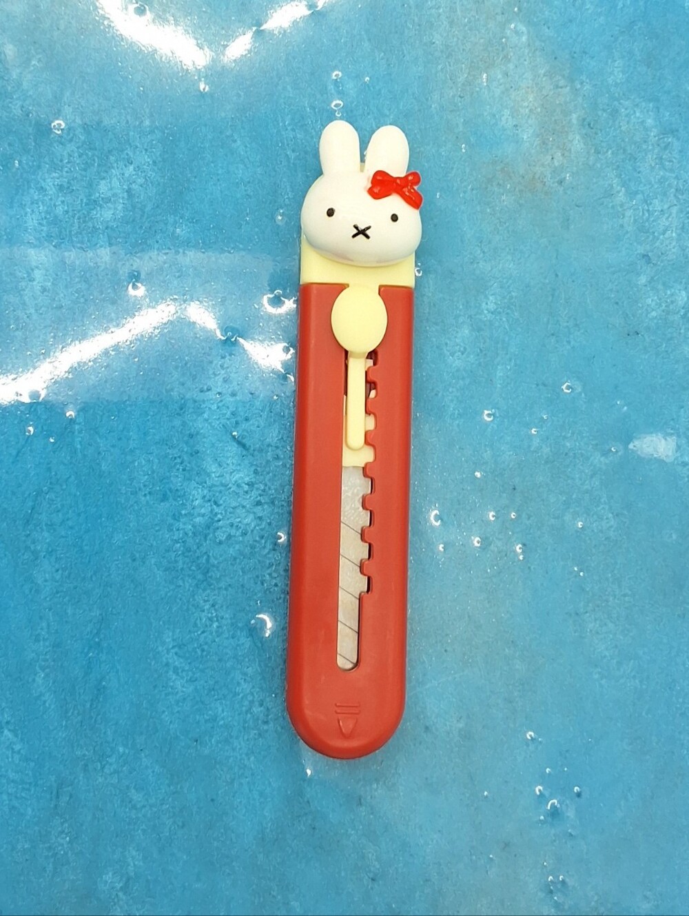 Miffy Red Yellow White Retractable Utility Knife Box Cutter, NEW